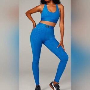 Savage X Fenty Small Blue High-Waisted Leggings